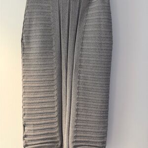 Jonathan Simkhai Gray Ribbed Pencil Skirt